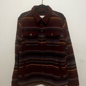 Goodfellow & Co Multicolor Striped Shirt Jacket